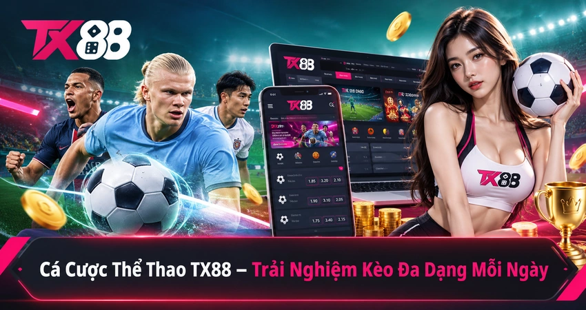 Cá Cược Thể Thao TX88 – Trải Nghiệm Kèo Đa Dạng Mỗi Ngày